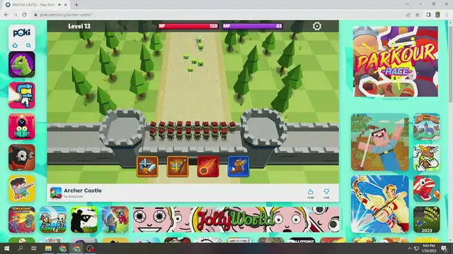 Video thumbnail for new castle 100 archers