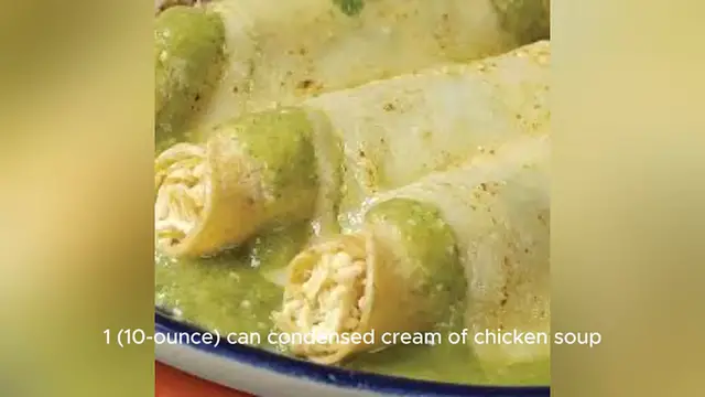 Video thumbnail for green enchilada sauce recipe
