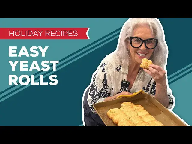 Video thumbnail for Holiday Cooking & Baking Recipes: Easy Yeast Rolls Recipe | Easy Bread Recipe for Thanksgiving