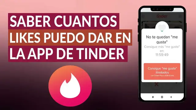 Video thumbnail for Cómo saber cuantos likes puedo dar en la App de TINDER