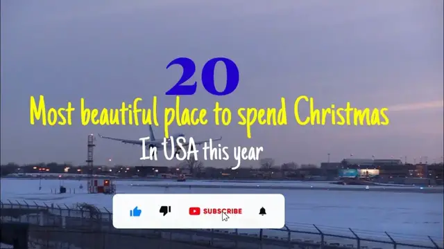 'Video thumbnail for 20 Most beautiful Places to Spend Christmas in USA this year'