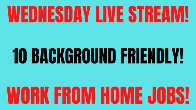 Video thumbnail for 10 Work From Home Jobs That Are Background Friendly Hiring Now!!!