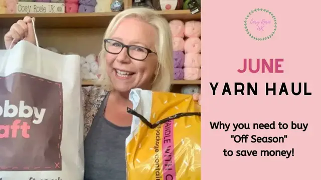 Video thumbnail for Yarn Haul & Yarn Shopping Tips - Buy Off Season