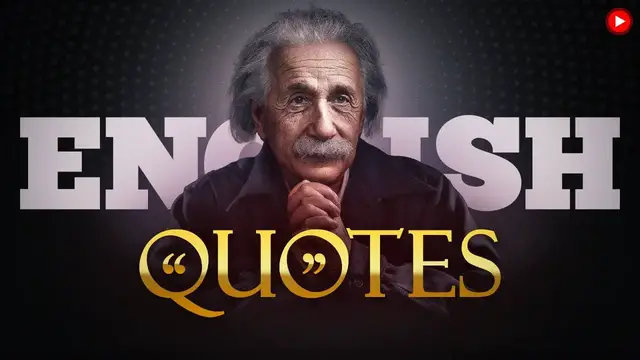 Video thumbnail for Albert Einstein's Quotes | by @EnglishSpeeches
