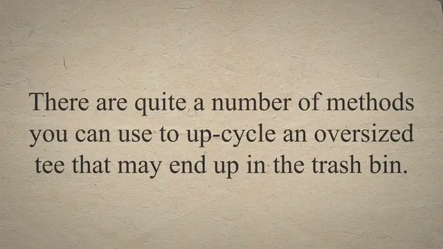 Video thumbnail for Oversized T Shirt Cutting – How To Cut An Oversized T-Shirt – How to make a big shirt cute?