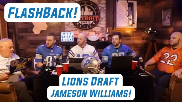 'Video thumbnail for Flashback: DSN Media reacts to Detroit Lions picking Jameson Williams'
