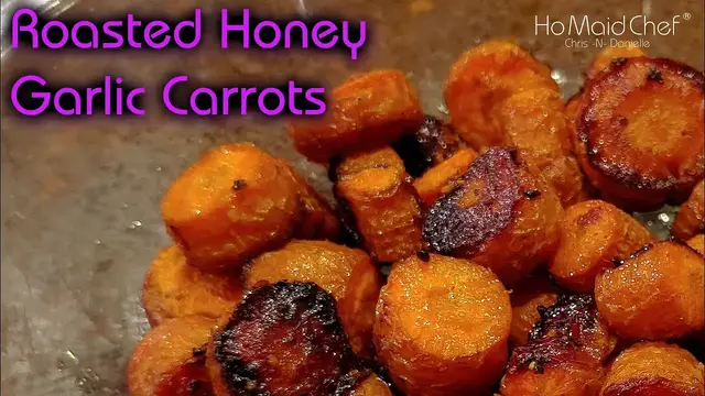 Video thumbnail for Roasted Honey Garlic Carrots | Dining In With Danielle
