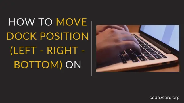 Video thumbnail for How to move Mac Dock position Left - Right - Bottom of Screen