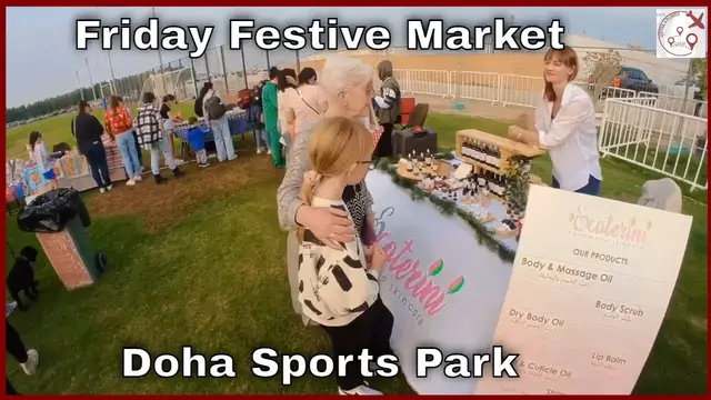 'Video thumbnail for Friday Festive Market Doha Sports Park'