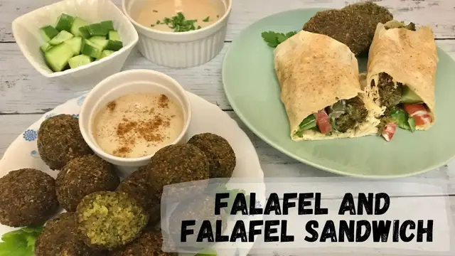 Video thumbnail for How to make Falafel and Falafel Sandwich/ Falafel Wrap Recipe | Happy Tummy Recipes