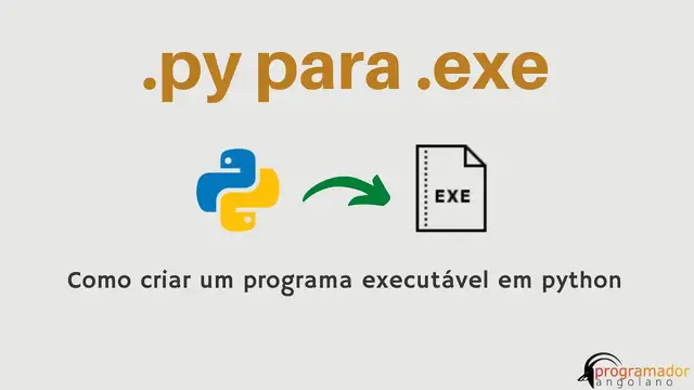 Video thumbnail for Como criar um executável em python