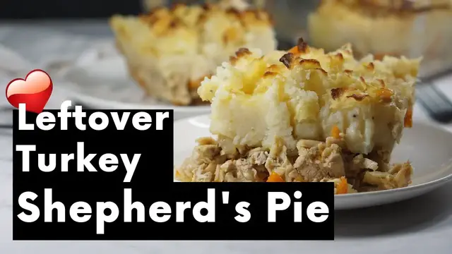 Video thumbnail for Shepherd's Pie Recipe With Leftover Turkey | Turkey Recipes | Leftover Turkey Recipes