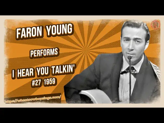 Video thumbnail for Faron Young - I Hear You Talkin' 1959