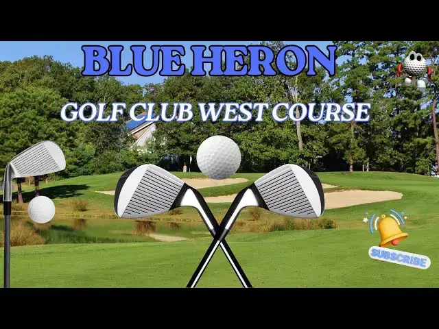 Video thumbnail for The Challenging 7th Hole at Blue Heron Golf Club - West Course