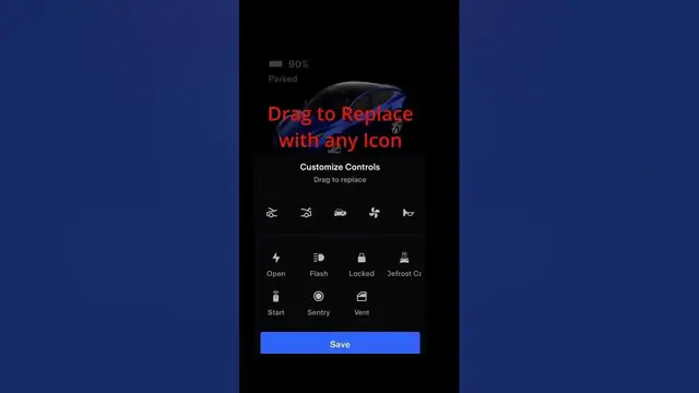 Video thumbnail for Add a 5th Quick Control Icon to Your Tesla App.