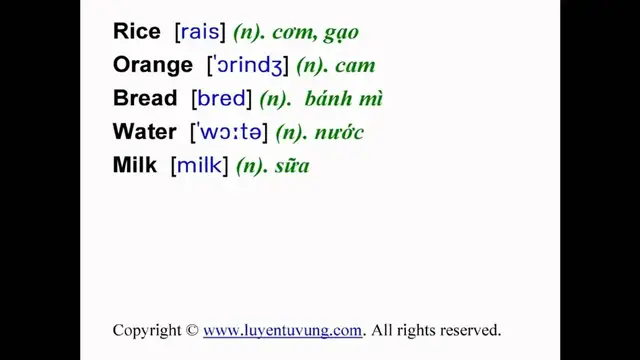 Video thumbnail for Learn English Vocabulary - Grade 6 - Unit 10 - Lesson 02