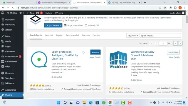 Video thumbnail for Wordpress: How To Stop Spam