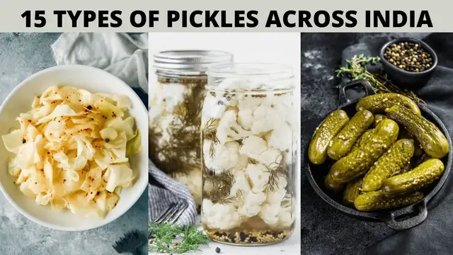 Video thumbnail for 15 Types Of Pickles across India | Cucumber pickle, okra pickle, Mango pickle and more