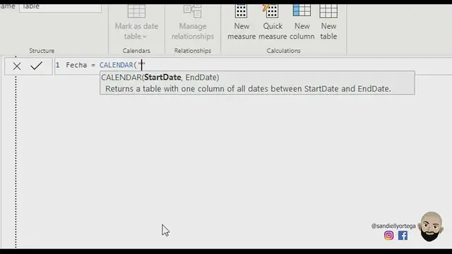Video thumbnail for ¿Cómo Crear Una Tabla de Fechas En Power BI ?