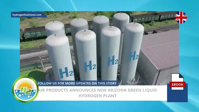 Video thumbnail for Air Products announces new Arizona green liquid hydrogen plant