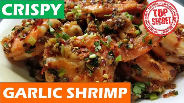 Video thumbnail for Crispy Garlic Prawns - Udang Bawang Putih Crispy