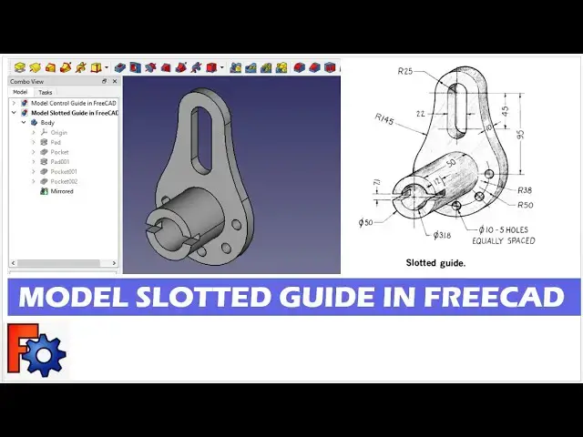 'Video thumbnail for Model Slotted Guide in FreeCAD | Mechnexus | FreeCAD Tutorial |'