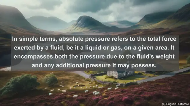 Video thumbnail for Absolute pressure in science  definition and examples