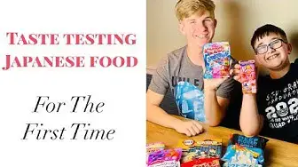 Video thumbnail for My boys try Authentic Japanese food for the first time!!