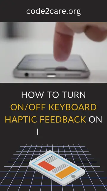 Video thumbnail for How to turn on/off Keyboard Haptic Feedback on iPhone