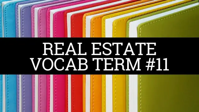 Video thumbnail for Daily Real Estate Vocab #11 - Income Approach