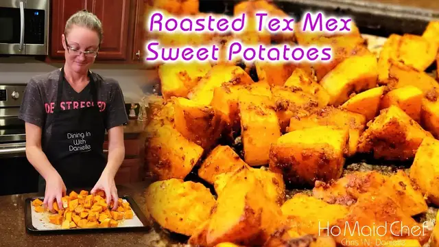 Video thumbnail for Roasted Tex Mex Sweet Potatoes | Dining In With Danielle