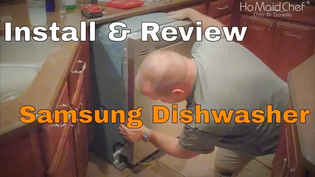 Video thumbnail for How To Install Dishwasher And Review Samsung Usage