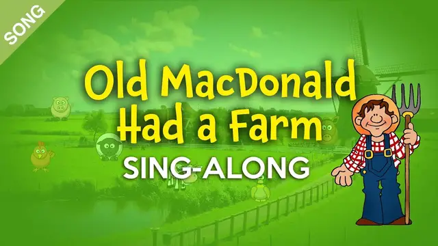 Video thumbnail for Old MacDonald Had a Farm [SONG] | Nursery Rhyme Sing-Along with Lyrics