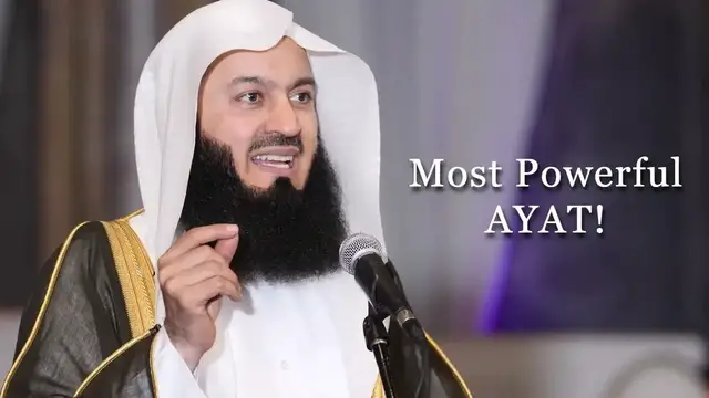 Video thumbnail for The Power of Ayat ul Kursi || @muftimenkofficial || Islamic Teachings