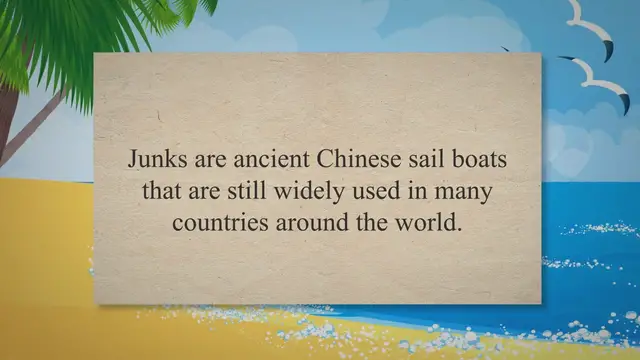 Video thumbnail for Chinese Junk Sail Boat Explained