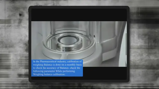Video thumbnail for Weighing balance Calibration in Pharmaceutical