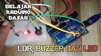 'Video thumbnail for Percobaan Sensor LDR, Buzzer dan LED | Belajar Arduino Dasar'