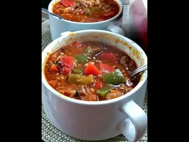 Video thumbnail for Stuffed Pepper Soup