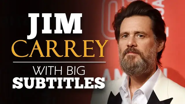 Video thumbnail for ENGLISH SPEECH | JIM CARREY: Do What You Love (English Subtitles)