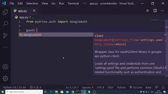 Video thumbnail for Python Upload Files to Google Drive Using PyDrive Library Full Project For Beginners