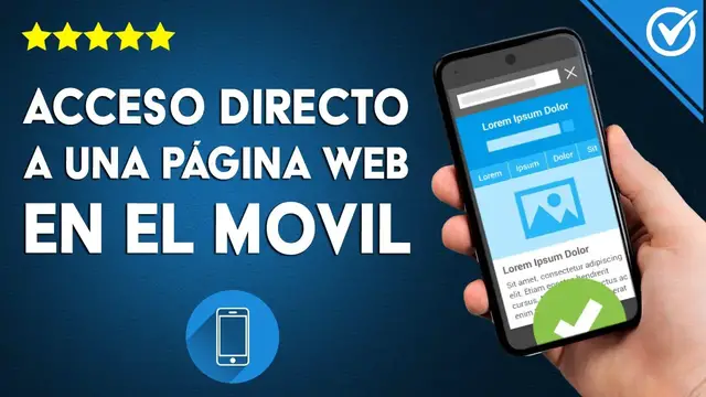 Video thumbnail for ¿Cómo crear un acceso directo a una página Web en tu móvil ANDROID?
