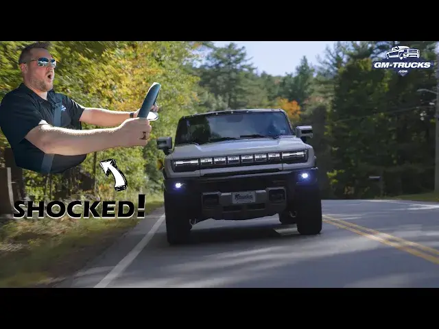 Video thumbnail for Josh drives our GMC HUMMER EV for the first time