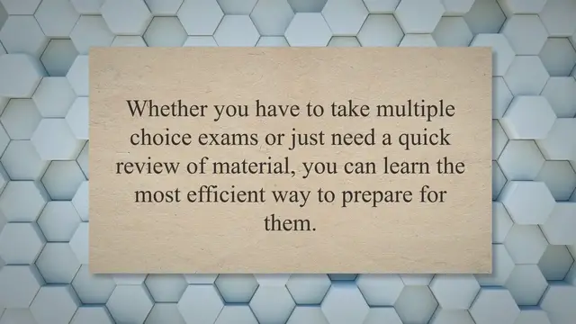 'Video thumbnail for How to Study For Multiple Choice Exams?'