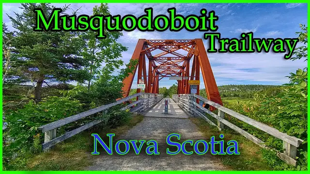 'Video thumbnail for Scenic Nova Scotia Bike Rides: The Musquodoboit Trailway Bridge'