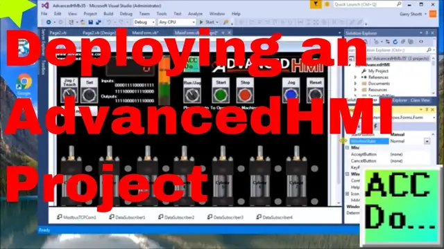 Video thumbnail for Deploying an AdvancedHMI Project