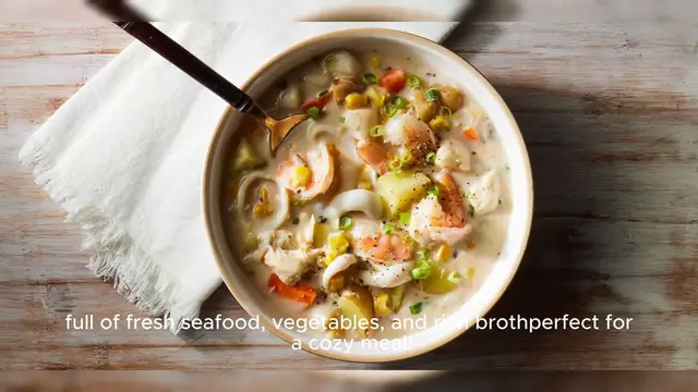 Video thumbnail for Seafood Chowder Recipe