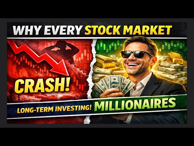 Video thumbnail for Why Every Stock Market Crash Creates Millionaires | Long-Term Investing Strategy