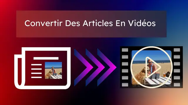 Video thumbnail for Convertissez Vos Articles En Vidéos Avec Ezoic Gratuitement En Ligne !