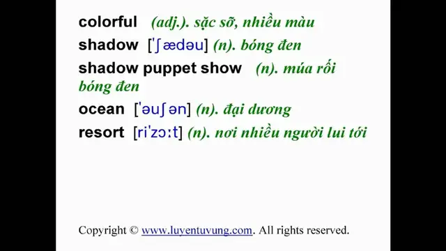 Video thumbnail for Learn English Vocabulary - Grade 7 - Unit 16 - Lesson 02