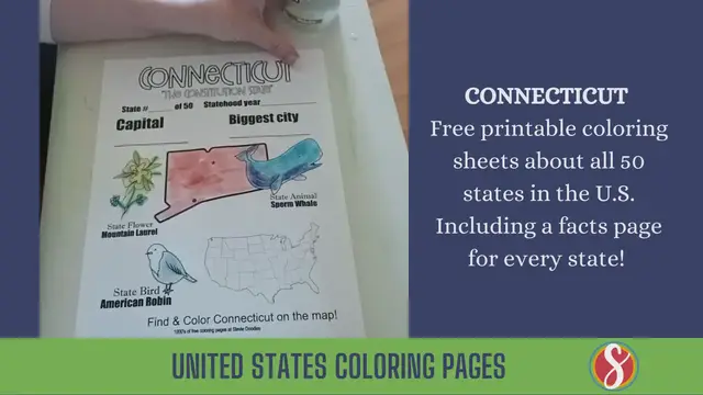 Video thumbnail for Connecticut Facts Activity Page